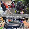 image:imageAzarxis Large Travel Luggage Duffel Bag 150L Lightweight Foldable Bag for Luggage Gym Sports Camping Travelling Cycling Storage Shopping Black L  150L01 Black  100L