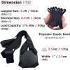 image:imageAzarxis Luggage Straps Bag Bungees Easy to Add a Bag Travel Suitcase Elastic Belt Packing Straps Adjustable with Buckles Red 94 x 1