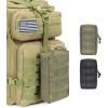image:imageAzarxis Molle Pouches Tactical Compact EDC Small Utility Pouch Waist Bags Sundries Storage Admin Organize Gear Gadget for Military Backpack01 Green  828x433  2 Pack