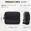 image:imageAzarxis Molle Pouches Tactical Compact EDC Small Utility Pouch Waist Bags Sundries Storage Admin Organize Gear Gadget for Military Backpack05 Black  453x649