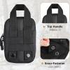 image:imageAzarxis Molle Pouches Tactical Compact EDC Small Utility Pouch Waist Bags Sundries Storage Admin Organize Gear Gadget for Military Backpack06 Black  709x551  2 Pack
