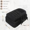 image:imageAzarxis Molle Pouches Tactical Compact EDC Small Utility Pouch Waist Bags Sundries Storage Admin Organize Gear Gadget for Military Backpack07 Black  748x433