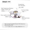 image:imageAzarxis Portable Camp Stoves Compact Backpacking Stable Support Wind Resistance Stove Ultralight Burner Cookware Survival Kit Gadgets Gear for Outdoor Camping Tailgating Hiking Cooking CampingStove