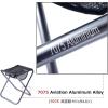 image:imageAzarxis Small Camping Folding Stool Mini Outdoor Collapsible Chairs Seat Portable Lightwight Folding Stool for Fishing Camp Traveling Hiking Beach Garden BBQ with Carry Bag Blue  Large