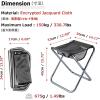 image:imageAzarxis Small Camping Folding Stool Mini Outdoor Collapsible Chairs Seat Portable Lightwight Folding Stool for Fishing Camp Traveling Hiking Beach Garden BBQ with Carry Bag Blue  Large