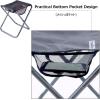 image:imageAzarxis Small Camping Folding Stool Mini Outdoor Collapsible Chairs Seat Portable Lightwight Folding Stool for Fishing Camp Traveling Hiking Beach Garden BBQ with Carry Bag Blue  Large