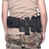 image:imageAzarxis Tactical Battle Belt Heavy Duty Molle Military Nylon Waist Belts Adjustable for Men Women Airsoft Shooting Paintball Hunting Outdoor Sports Black  with Pouch