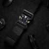 image:imageAzarxis Tactical Battle Belt Heavy Duty Molle Military Nylon Waist Belts Adjustable for Men Women Airsoft Shooting Paintball Hunting Outdoor Sports Black  with Carabiner  2 Key Ring