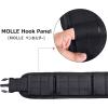 image:imageAzarxis Tactical Battle Belt Heavy Duty Molle Military Nylon Waist Belts Adjustable for Men Women Airsoft Shooting Paintball Hunting Outdoor Sports Black
