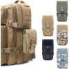 image:imageAzarxis Tactical EDC Pouch Molle Utility Pouches Gadget Organizer Phone Holder Waist Pack IFAK Bag Smartphone Pouch Tool Holster Pocket02 Black