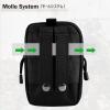 image:imageAzarxis Tactical EDC Pouch Molle Utility Pouches Gadget Organizer Phone Holder Waist Pack IFAK Bag Smartphone Pouch Tool Holster Pocket04 Black