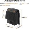 image:imageAzarxis Tactical Mini Belt Pouches MultiPurpose Small Battery Case Compact Utility EDC Card Slot Holder Waist Bags Military Molle Pack Sundries Storage Pack01 Army Green  2 Pack