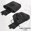 image:imageAzarxis Tactical Mini Belt Pouches MultiPurpose Small Battery Case Compact Utility EDC Card Slot Holder Waist Bags Military Molle Pack Sundries Storage Pack06 Black