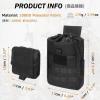 image:imageAzarxis Tactical Mini Belt Pouches MultiPurpose Small Battery Case Compact Utility EDC Card Slot Holder Waist Bags Military Molle Pack Sundries Storage Pack06 Black