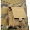 image:imageAzarxis Tactical Mini Belt Pouches MultiPurpose Small Battery Case Compact Utility EDC Card Slot Holder Waist Bags Military Molle Pack Sundries Storage Pack01 Army Green  2 Pack