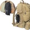 image:imageAzarxis Tactical Mini Belt Pouches MultiPurpose Small Battery Case Compact Utility EDC Card Slot Holder Waist Bags Military Molle Pack Sundries Storage Pack02 Black  Style B