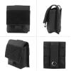 image:imageAzarxis Tactical Mini Belt Pouches MultiPurpose Small Battery Case Compact Utility EDC Card Slot Holder Waist Bags Military Molle Pack Sundries Storage Pack01 Khaki  2 Pack