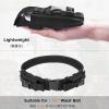 image:imageAzarxis Tactical Mini Belt Pouches MultiPurpose Small Battery Case Compact Utility EDC Card Slot Holder Waist Bags Military Molle Pack Sundries Storage Pack02 Black  Style B
