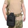 image:imageAzarxis Tactical Mini Belt Pouches MultiPurpose Small Battery Case Compact Utility EDC Card Slot Holder Waist Bags Military Molle Pack Sundries Storage Pack06 Black