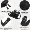 image:imageAzarxis Tactical Mini Belt Pouches MultiPurpose Small Battery Case Compact Utility EDC Card Slot Holder Waist Bags Military Molle Pack Sundries Storage Pack07 Black  with Hook and Loop