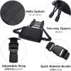 image:imageAzarxis Tactical Mini Belt Pouches MultiPurpose Small Battery Case Compact Utility EDC Card Slot Holder Waist Bags Military Molle Pack Sundries Storage Pack08 Black