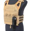 image:imageAzarxis Tactical Mini Belt Pouches MultiPurpose Small Battery Case Compact Utility EDC Card Slot Holder Waist Bags Military Molle Pack Sundries Storage Pack02 Black  Style B