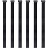 image:imageAzarxis Cinch Straps with Heavy Duty Buckle Reusable Durable Hook and Loop Elastic Webbing for Fastening Extension Cords Ropes Hoses Securing Garage Storage 118 Length  1 Width  6 PCS197 L X 1w