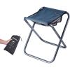 image:imageAzarxis Small Camping Folding Stool Mini Outdoor Collapsible Chairs Seat Portable Lightwight Folding Stool for Fishing Camp Traveling Hiking Beach Garden BBQ with Carry Bag Blue  Large