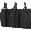 #02 Black - Pistol Mag Pouch - 3 Pockets