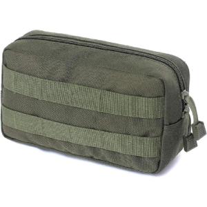 image:imageAzarxis Equipment MultiPurpose Tactical EDC Admin MOLLE Pouch Utility Tools Bag Organizer Military Waist Belt Modular Attachment01  Green