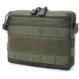 image:imageAzarxis Equipment MultiPurpose Tactical EDC Admin MOLLE Pouch Utility Tools Bag Organizer Military Waist Belt Modular Attachment04  Green