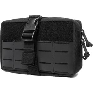 image:imageAzarxis Equipment MultiPurpose Tactical EDC Admin MOLLE Pouch Utility Tools Bag Organizer Military Waist Belt Modular Attachment06  Black