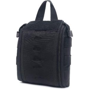 image:imageAzarxis First Aid Pouch Tactical MOLLE RipAway EMT Medical IFAK Utility Bag Emergency Survival Gear for Hiking Camping Trekking Hunting Outdoor Activities C  Black