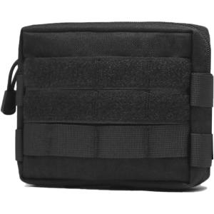 image:imageAzarxis Molle Pouches Tactical Compact EDC Small Utility Pouch Waist Bags Sundries Storage Admin Organize Gear Gadget for Military Backpack05 Black  453x649