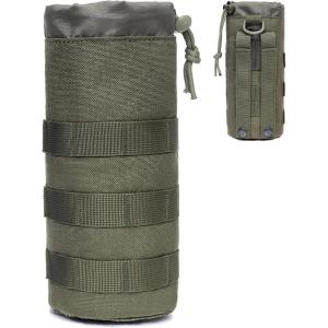 image:imageAzarxis Molle Pouches Tactical Compact EDC Small Utility Pouch Waist Bags Sundries Storage Admin Organize Gear Gadget for Military Backpack08 Green  Water Bottle Pouch