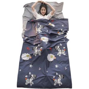 image:imageAzarxis Sleeping Bag Liner Adult Sleep Sack Travel Sheets for Hotel Lightweight Portable Single amp Double Camping Sheets for Backpacking03 White  Black