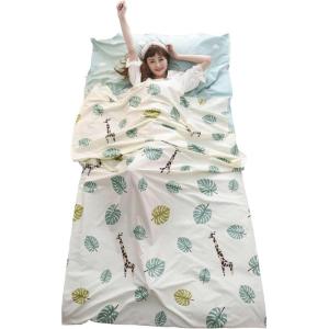 image:imageAzarxis Sleeping Bag Liner Adult Sleep Sack Travel Sheets for Hotel Lightweight Portable Single amp Double Camping Sheets for Backpacking03 White