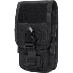 image:imageAzarxis Tactical EDC Pouch Molle Utility Pouches Gadget Organizer Phone Holder Waist Pack IFAK Bag Smartphone Pouch Tool Holster Pocket02 Black