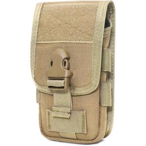 image:imageAzarxis Tactical EDC Pouch Molle Utility Pouches Gadget Organizer Phone Holder Waist Pack IFAK Bag Smartphone Pouch Tool Holster Pocket02 Khaki