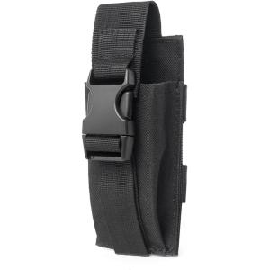 image:imageAzarxis Tactical Mini Belt Pouches MultiPurpose Small Battery Case Compact Utility EDC Card Slot Holder Waist Bags Military Molle Pack Sundries Storage Pack02 Black  Style B