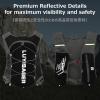 image:imageAzarxis Hiking Hydration Pack 5L Running Backpack Daypack Vest with 2L Water Bladder for Women Men Cycling Biking Trail Race01 Black with a 500ml Water Bottle
