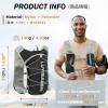 image:imageAzarxis Hiking Hydration Pack 5L Running Backpack Daypack Vest with 2L Water Bladder for Women Men Cycling Biking Trail Race01 Grey with a 500ml Water Bottle