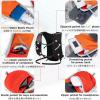 image:imageAzarxis Hiking Hydration Pack 5L Running Backpack Daypack Vest with 2L Water Bladder for Women Men Cycling Biking Trail Race02 Black  Only Backpack
