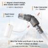 image:imageAzarxis Hydration Bladder TPU 15L 2L 3L Water Reservoir BPAFree for Hiking Backpack Hydration Pack Leak Proof Large Opening Water Storage Bladder Bag for Camping Cycling Running03 PEVA  White  3L