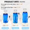 image:imageAzarxis Hydration Bladder TPU 15L 2L 3L Water Reservoir BPAFree for Hiking Backpack Hydration Pack Leak Proof Large Opening Water Storage Bladder Bag for Camping Cycling Running02 TPU Material  15L