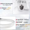 image:imageAzarxis Hydration Bladder TPU 15L 2L 3L Water Reservoir BPAFree for Hiking Backpack Hydration Pack Leak Proof Large Opening Water Storage Bladder Bag for Camping Cycling Running03 PEVA  White  3L