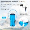 image:imageAzarxis Hydration Running Vest Backpack Pack 5L 55L for Women and Men Jogging Trail Race Marathon Cycling Hiking2 Rose Red 55L  with a Water Bladder 2L