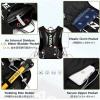 image:imageAzarxis Running Water Bottles Flask BPA Free Leakproof Hydration Vest Packs Waist Belt Replacement for Triathlon Marathon Hiking Cycling Climbing Runner3 Black 7L  Only Running Vest