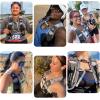 image:imageAzarxis Running Water Bottles Flask BPA Free Leakproof Hydration Vest Packs Waist Belt Replacement for Triathlon Marathon Hiking Cycling Climbing Runner4 Black 5L with a 15L Hydration Bladder