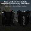 image:imageAzarxis Running Water Bottles Flask BPA Free Leakproof Hydration Vest Packs Waist Belt Replacement for Triathlon Marathon Hiking Cycling Climbing Runner1 Grey 7L  Only Running Vest